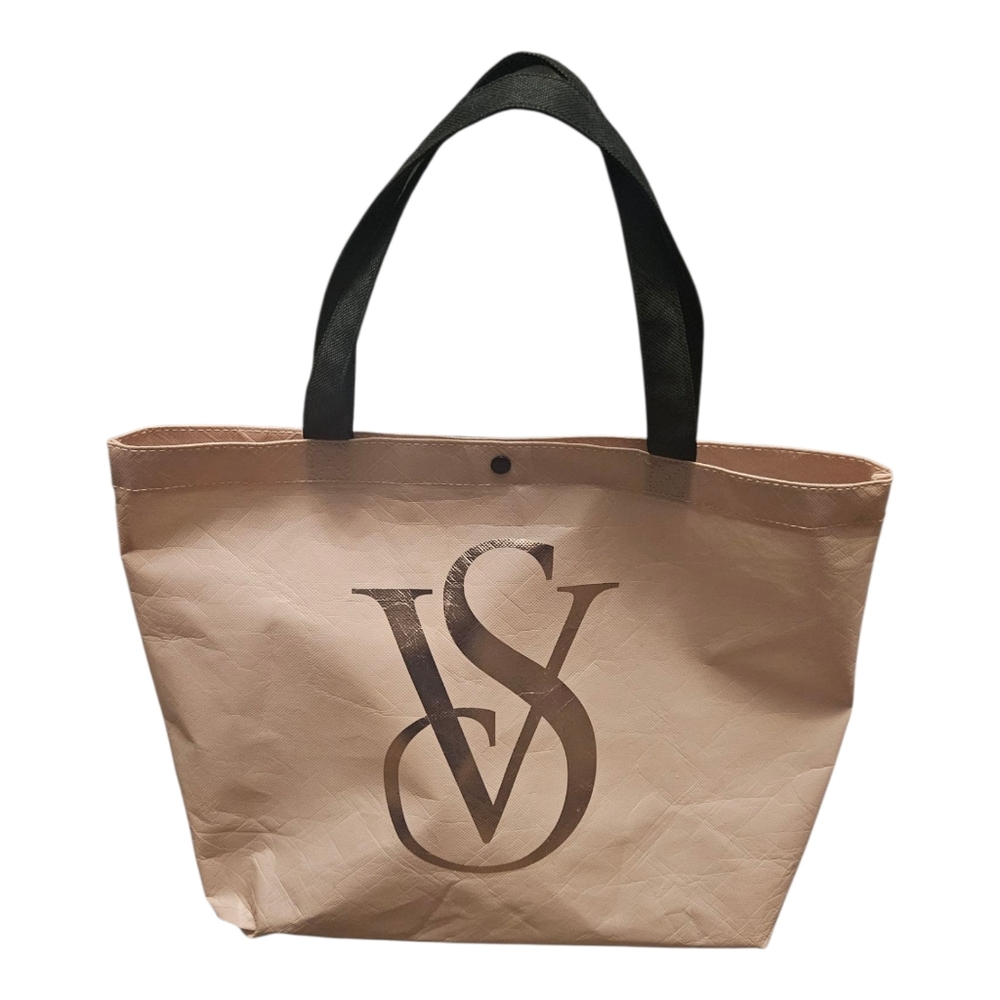 Victoria’s Secret Reusable Shopping Tote Bag Pink & Metallic Pink